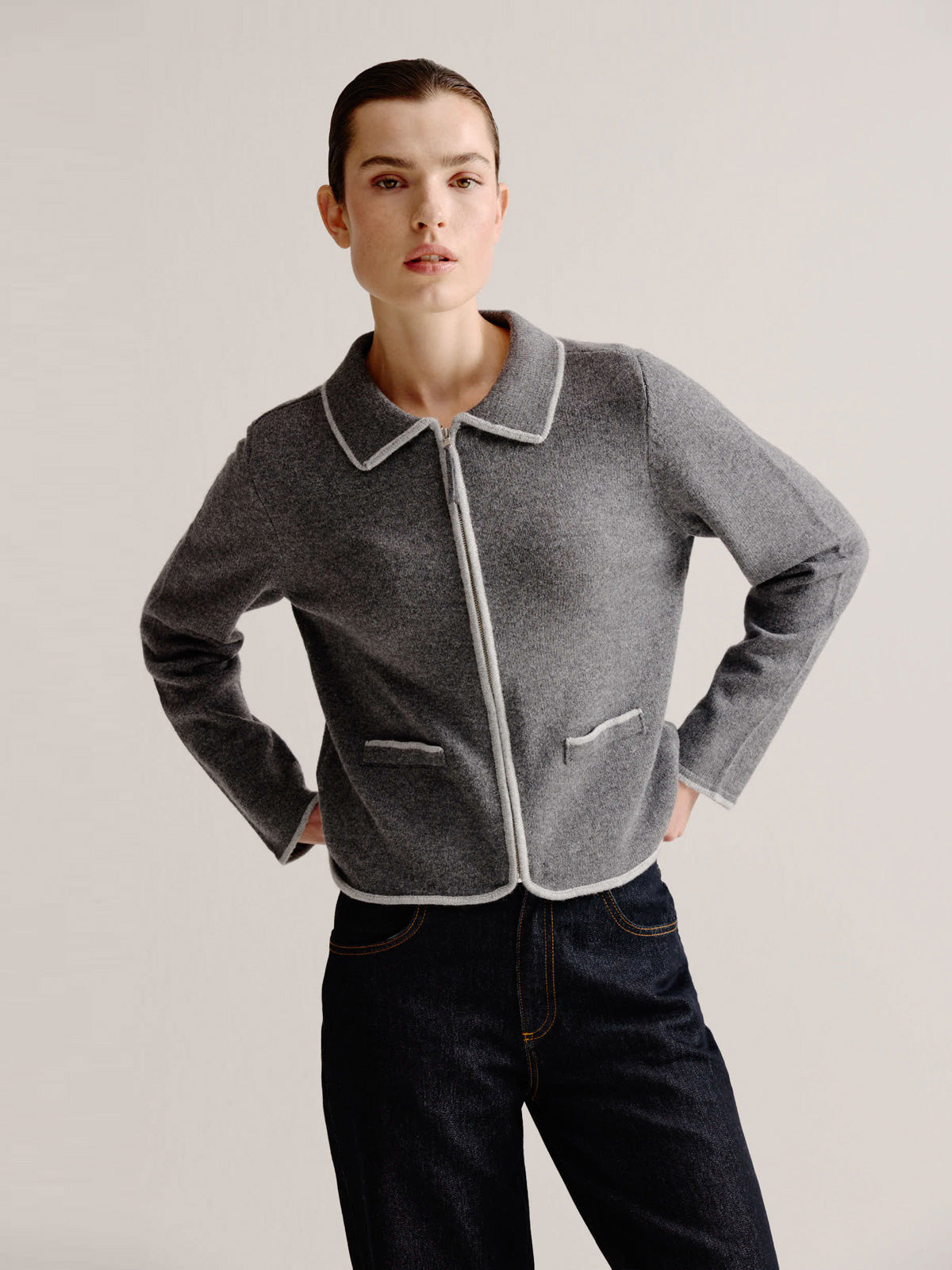 Lise cardigan | Anthracite
