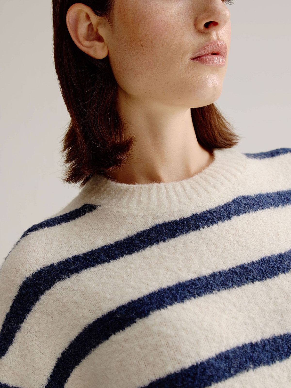 Lorena sweater | Navy stripe
