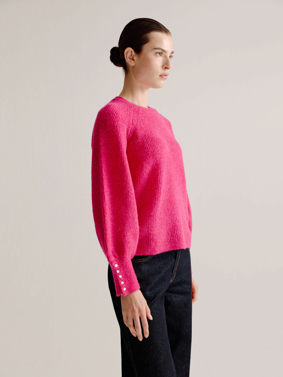 Lotje sweater | Fuchsia