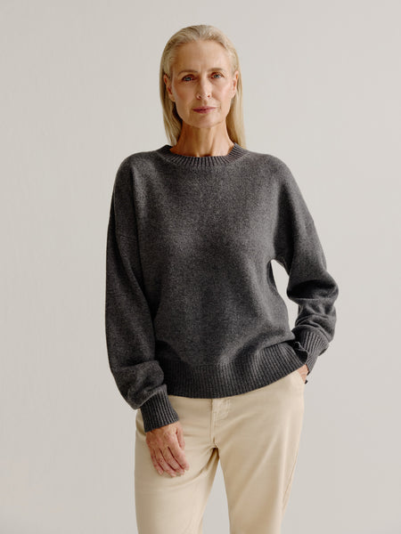 Laurent sweater – Merino wool cashmere jumper with modern