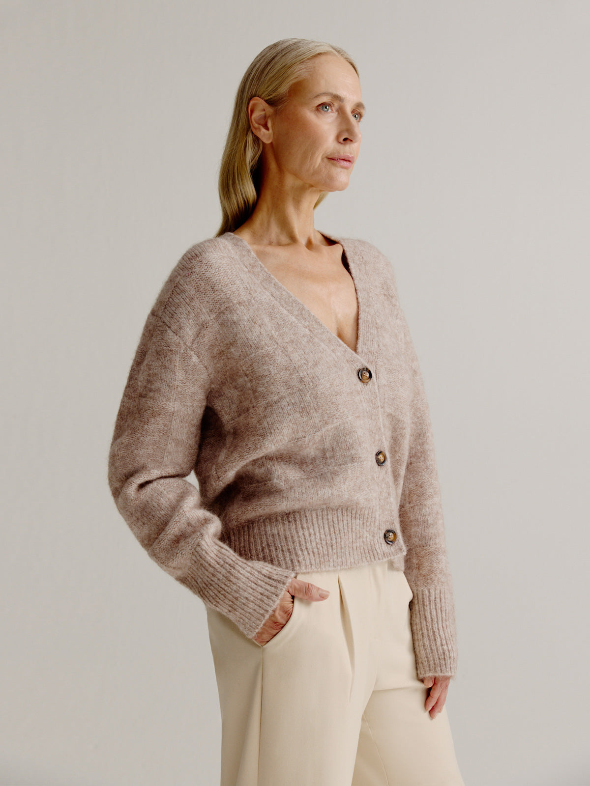 Lea cardigan | Sand