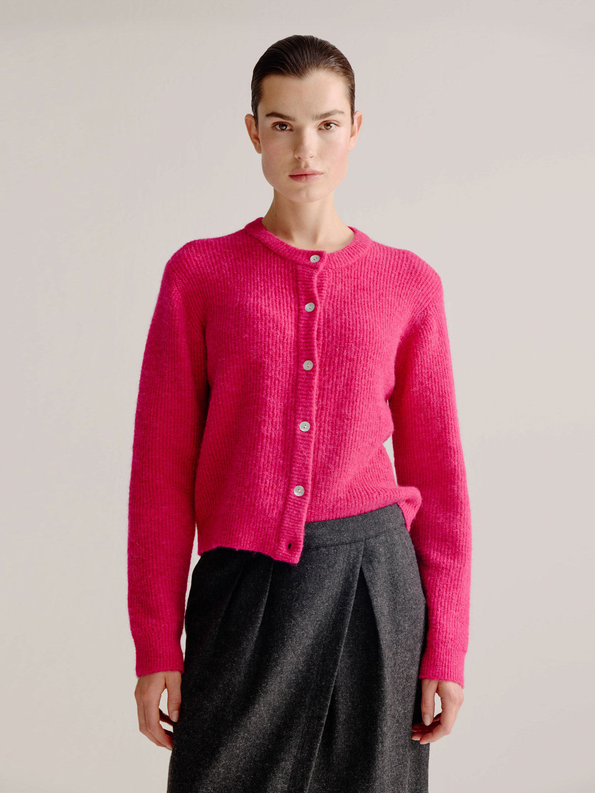 Laurine cardigan | Fuchsia