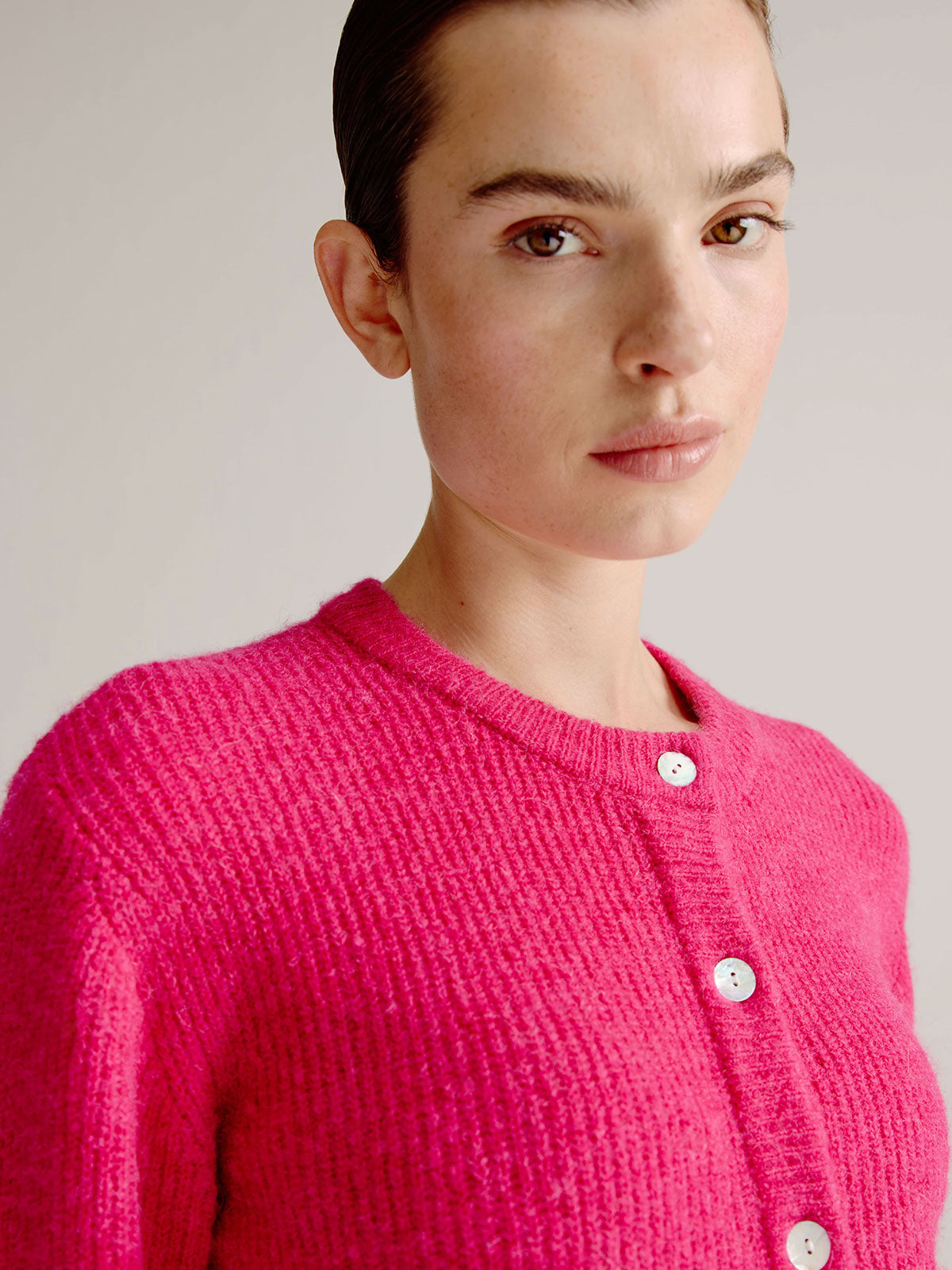 Laurine cardigan | Fuchsia