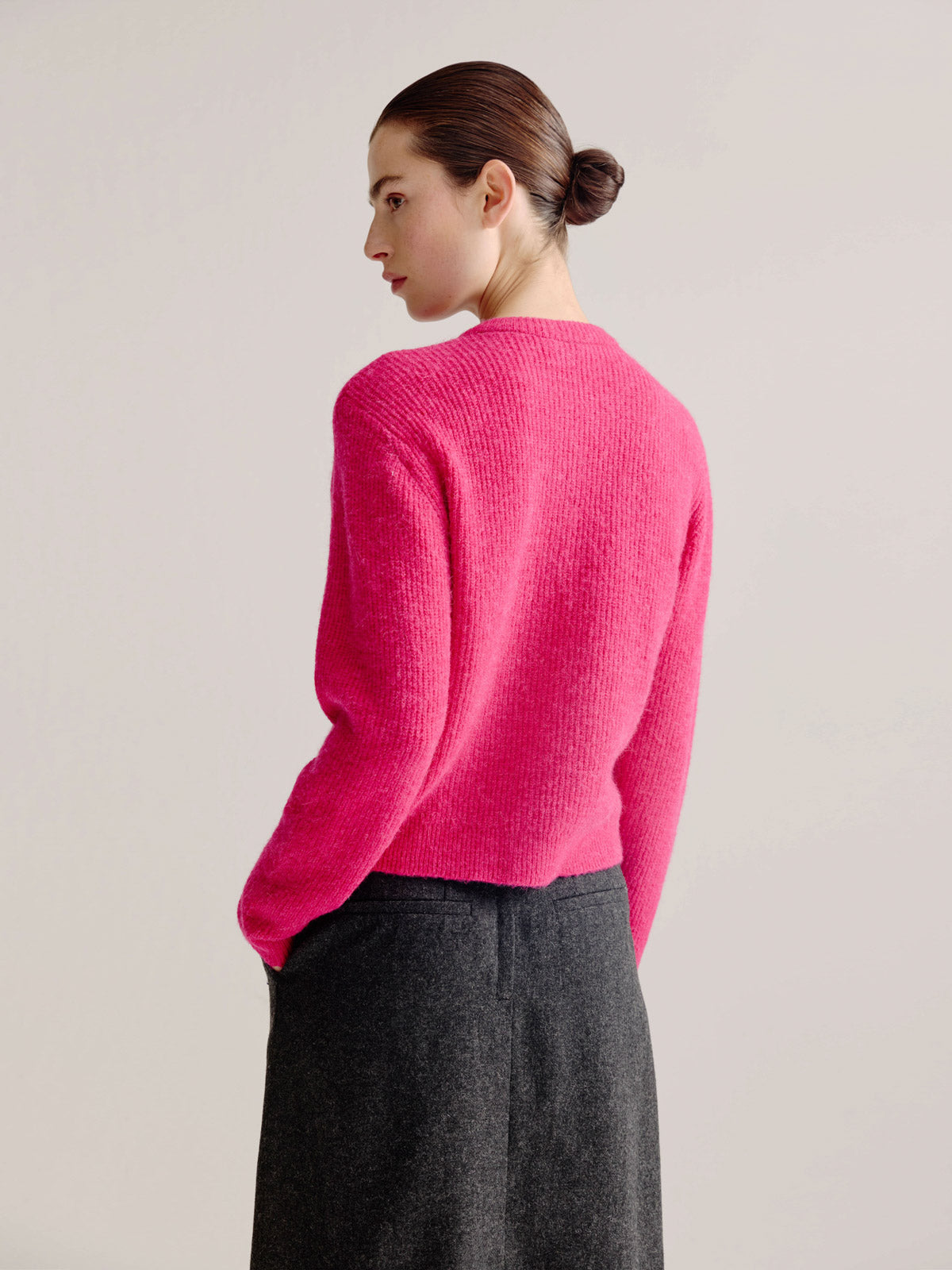 Laurine cardigan | Fuchsia