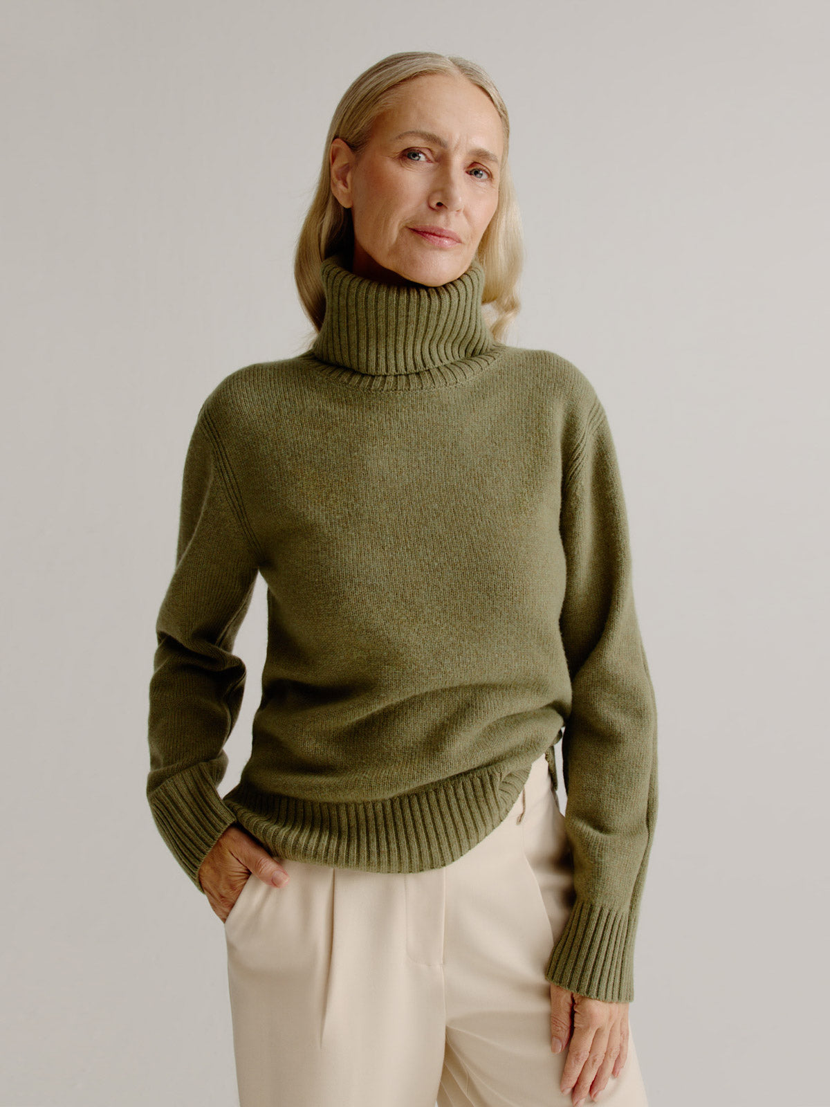 Alfonso sweater | Moss Green