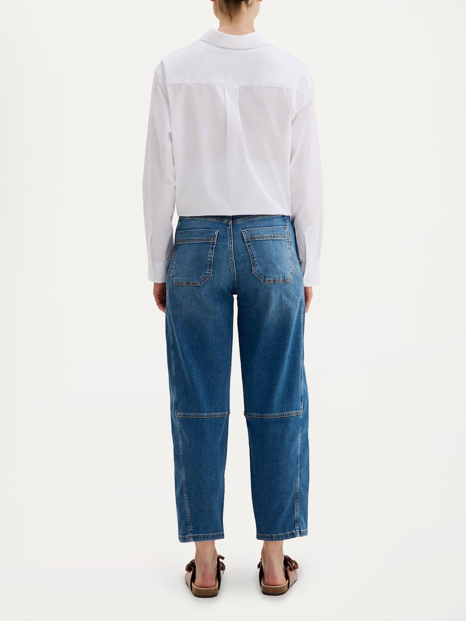 Basile Pant | Mid Blue jeans