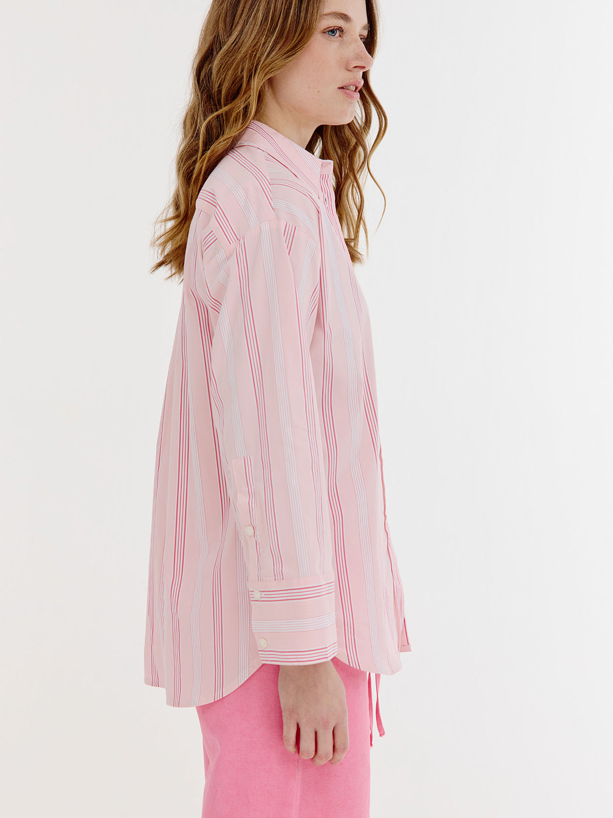 Bastian Blouse | Light Pink stripe