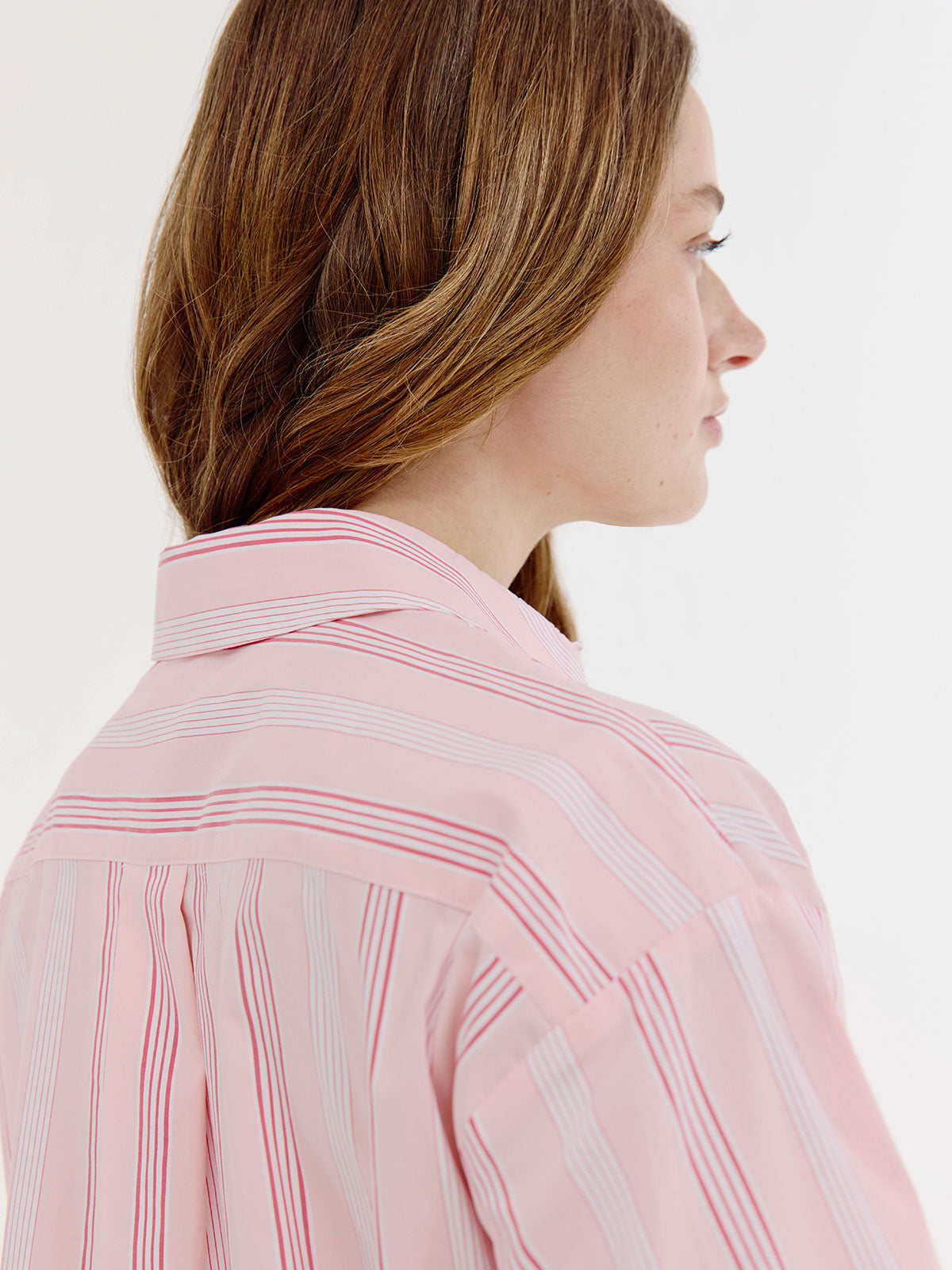 Bastian Blouse | Light Pink stripe