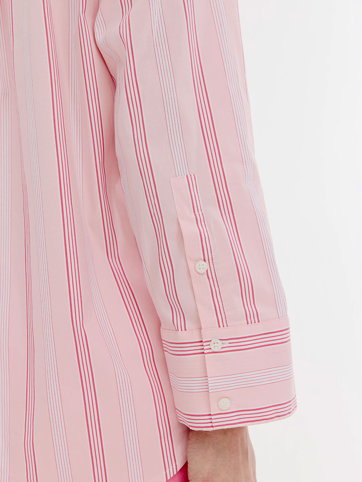 Bastian Blouse | Light Pink stripe