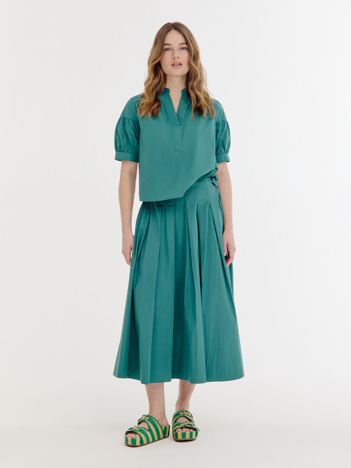 Bregje Blouse | Dark Green