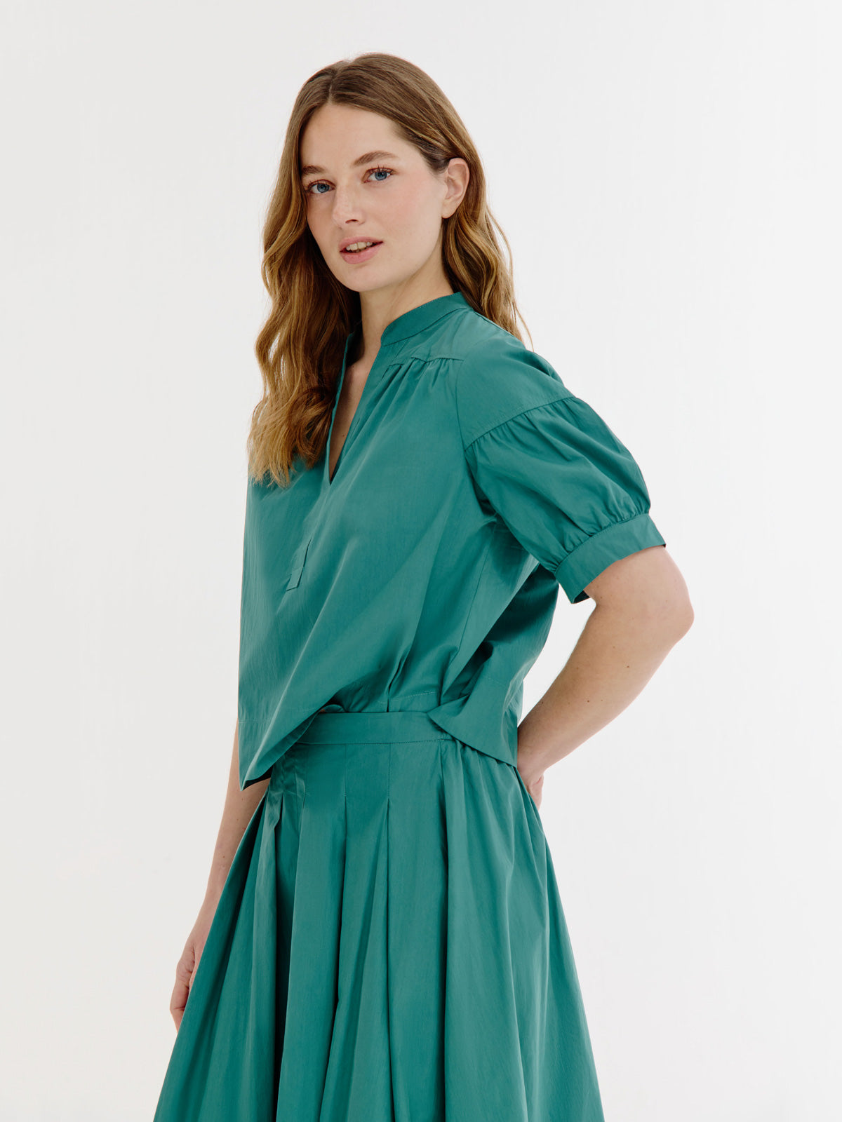Bregje Blouse | Dark Green