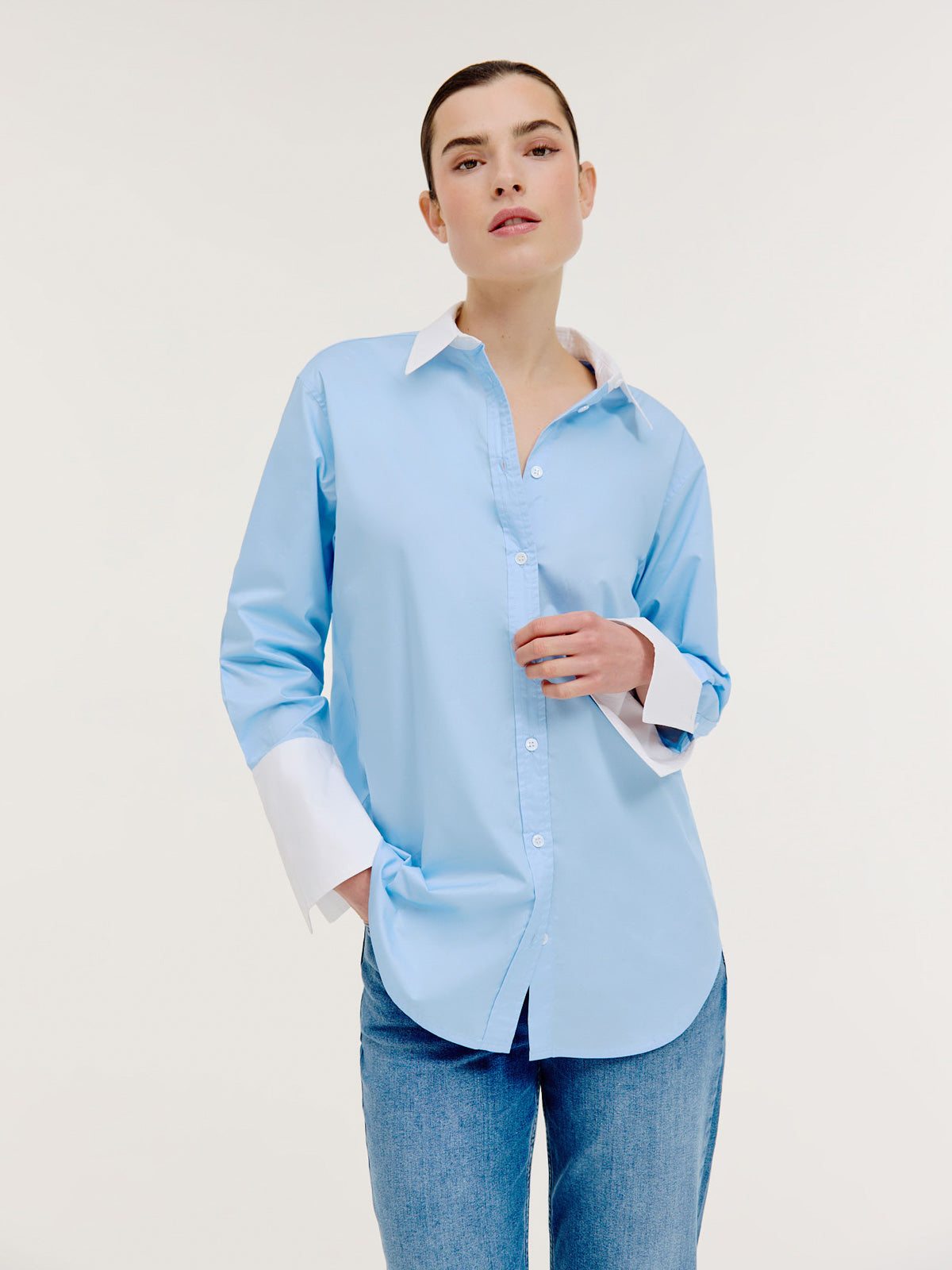 Bax Blouse | Light Blue