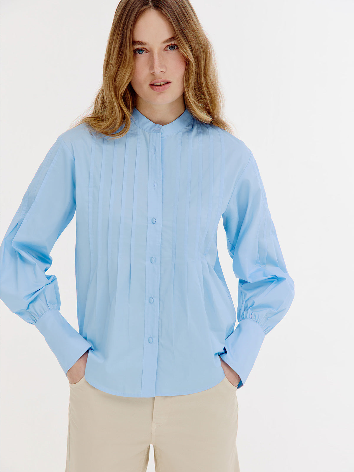 Bellamy Blouse | Light Blue