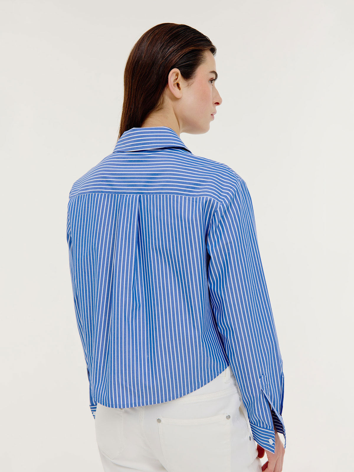 Bodine Blouse | Navy stripe