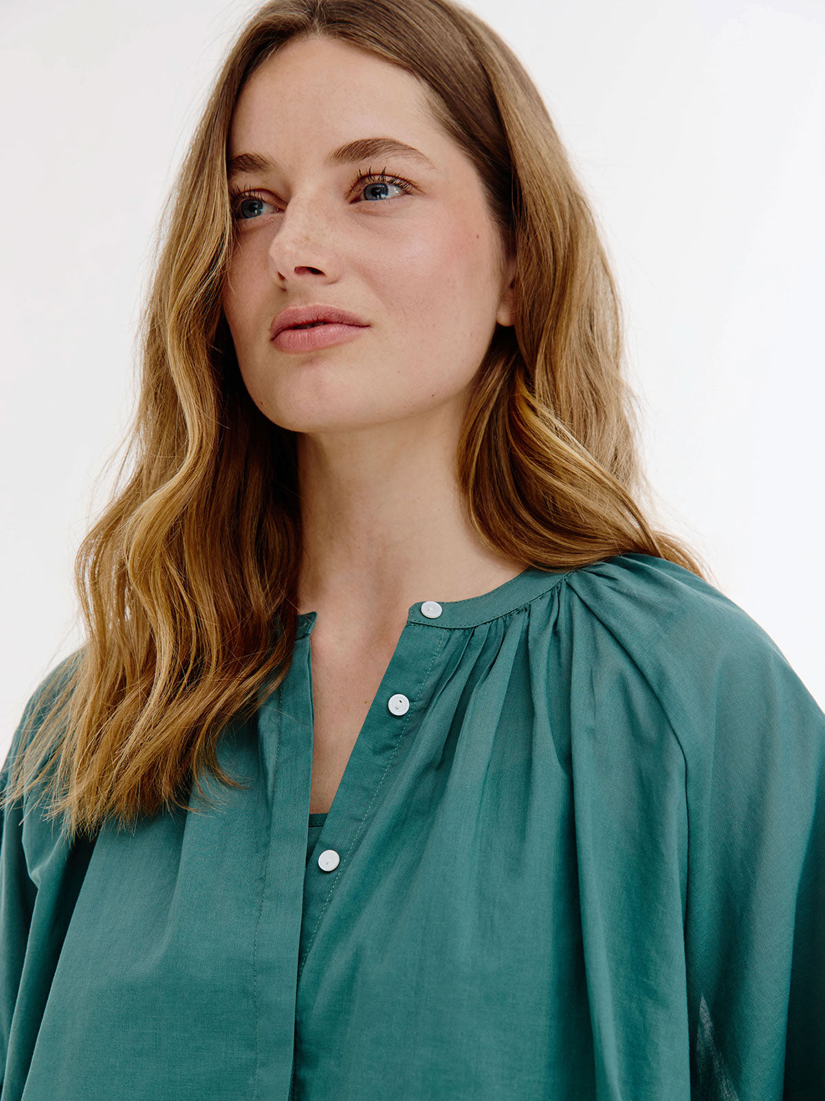 Brooklynn Blouse | Dark Green