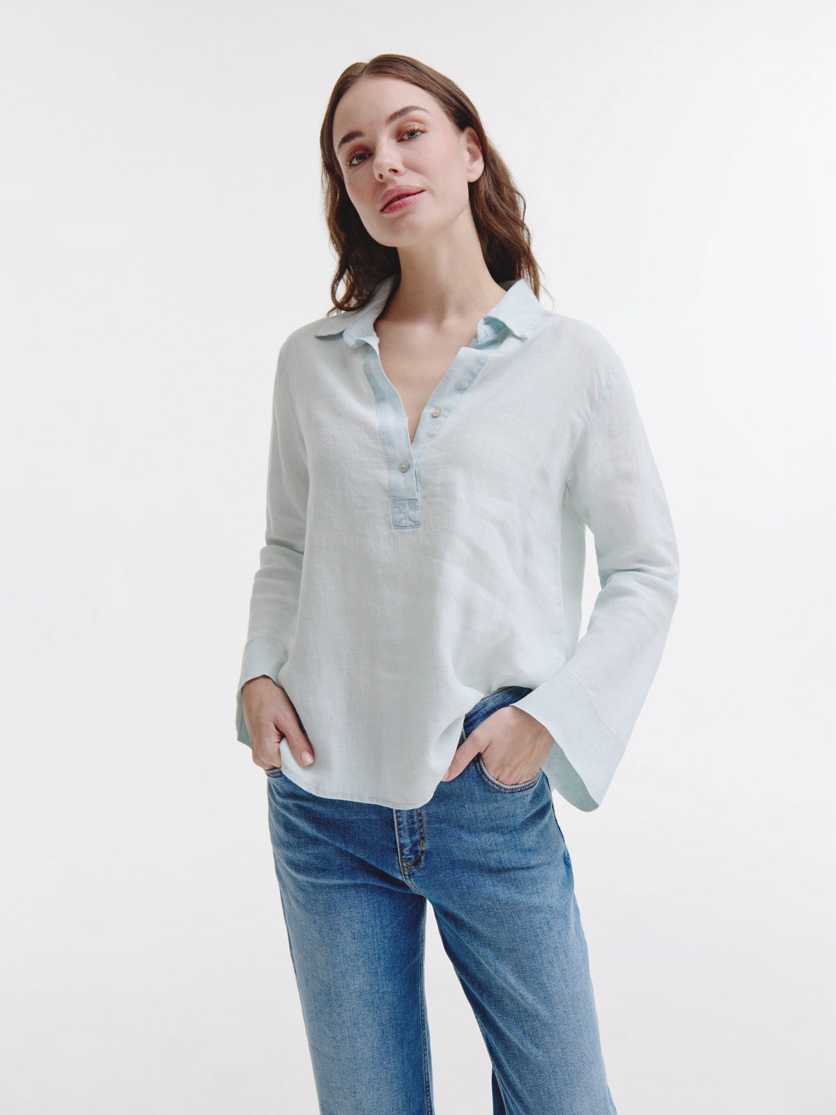 Belou Blouse | Light Indigo