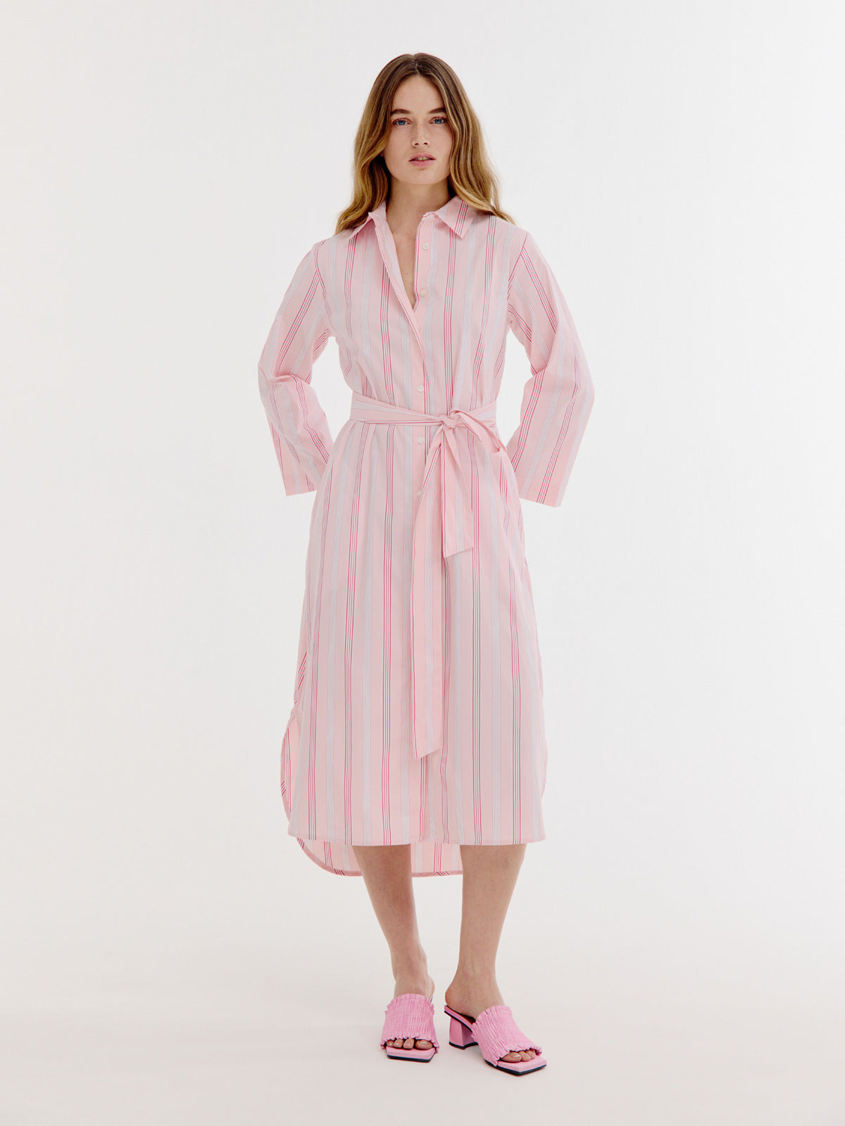 Boudewijn Dress | Light Pink stripe