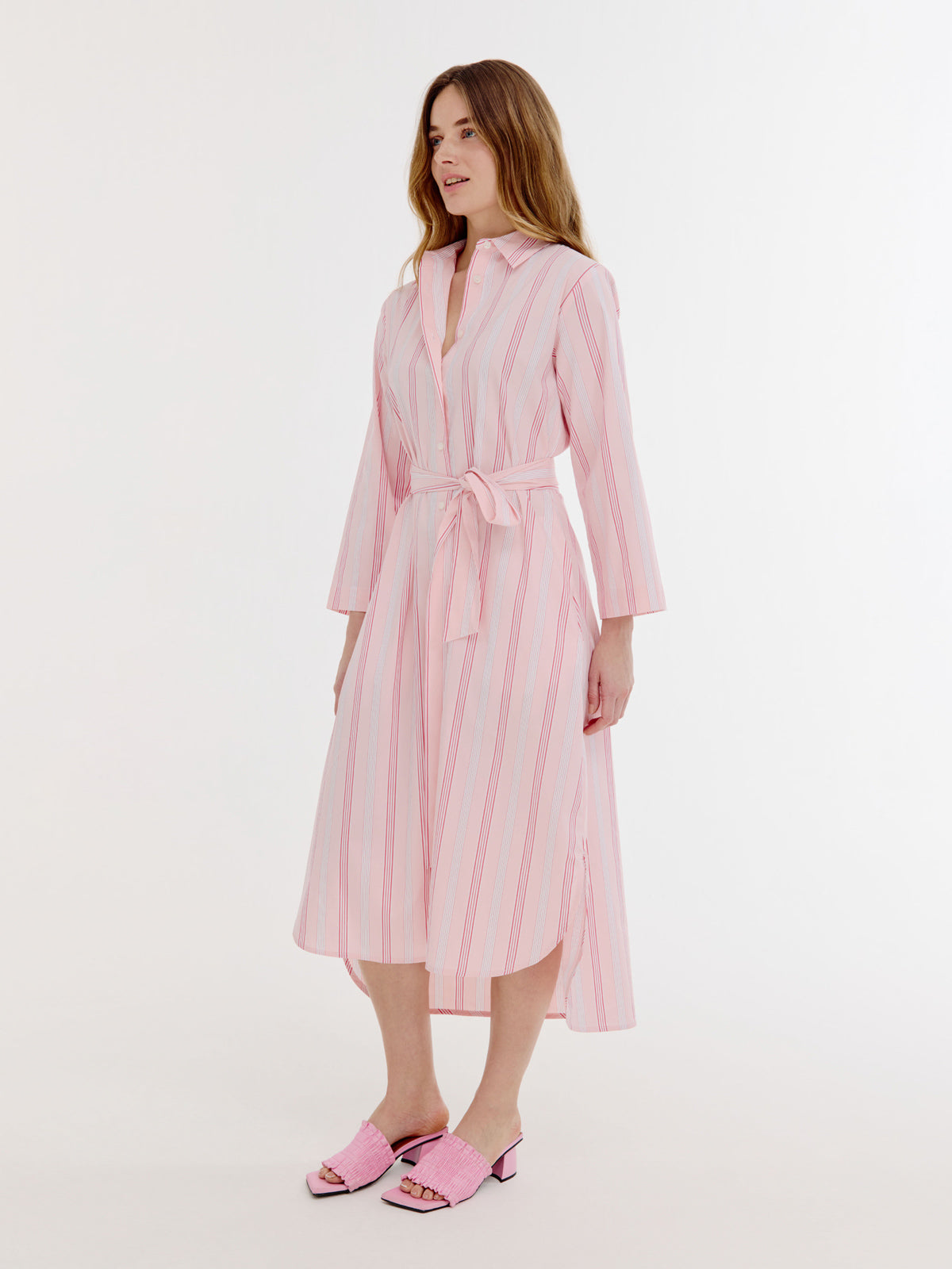 Boudewijn Dress | Light Pink stripe