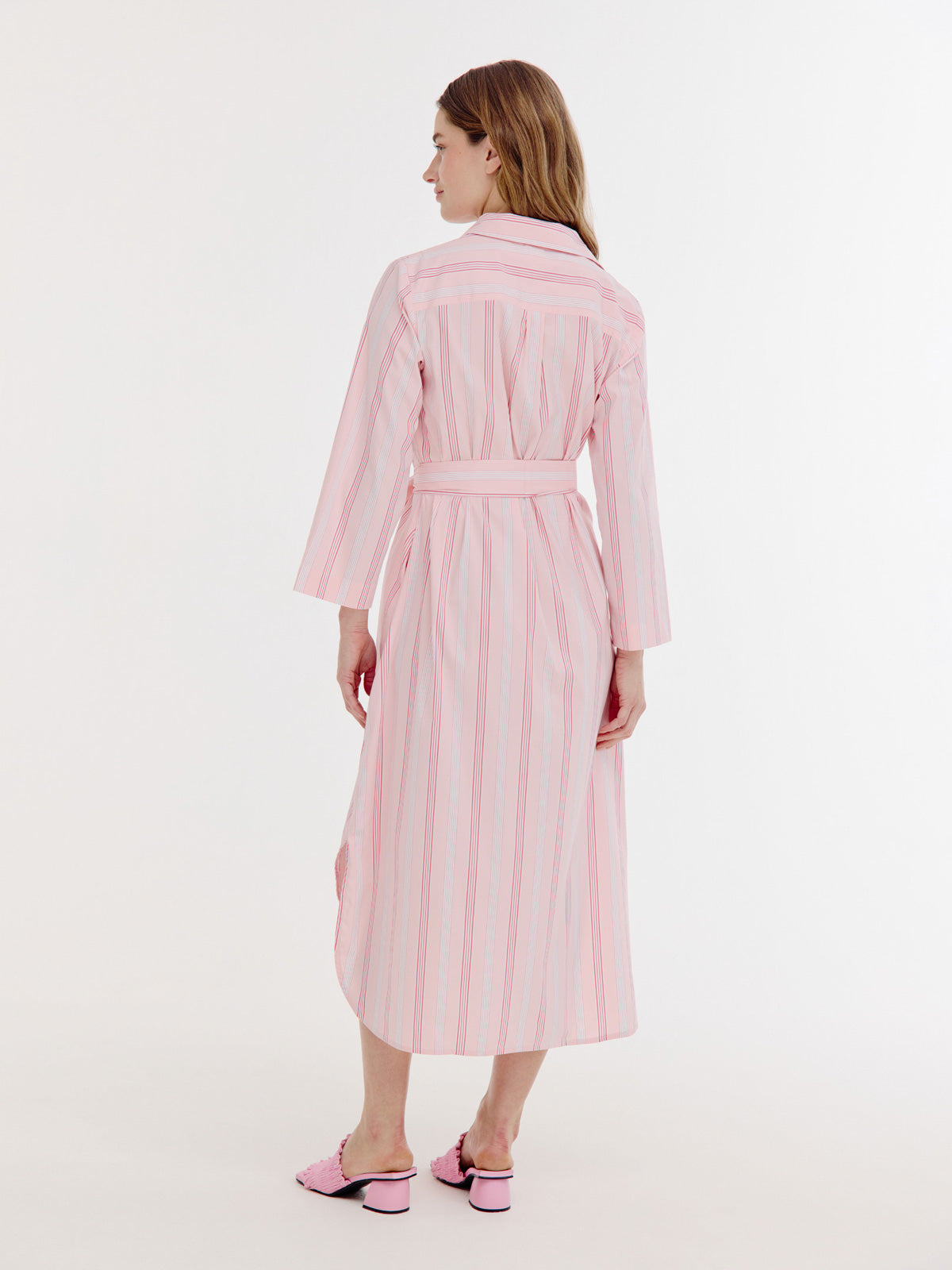 Boudewijn Dress | Light Pink stripe