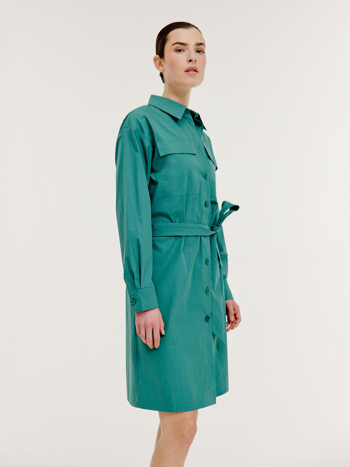 Brien Dress | Dark Green
