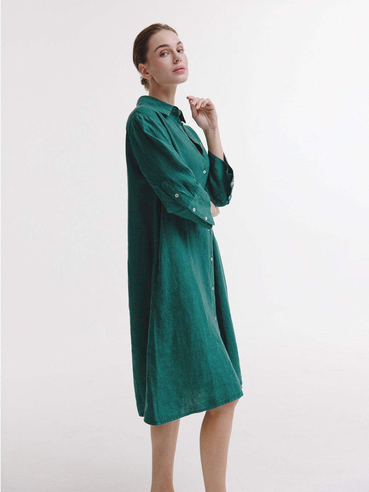 Bailyn Dress | Dark Green