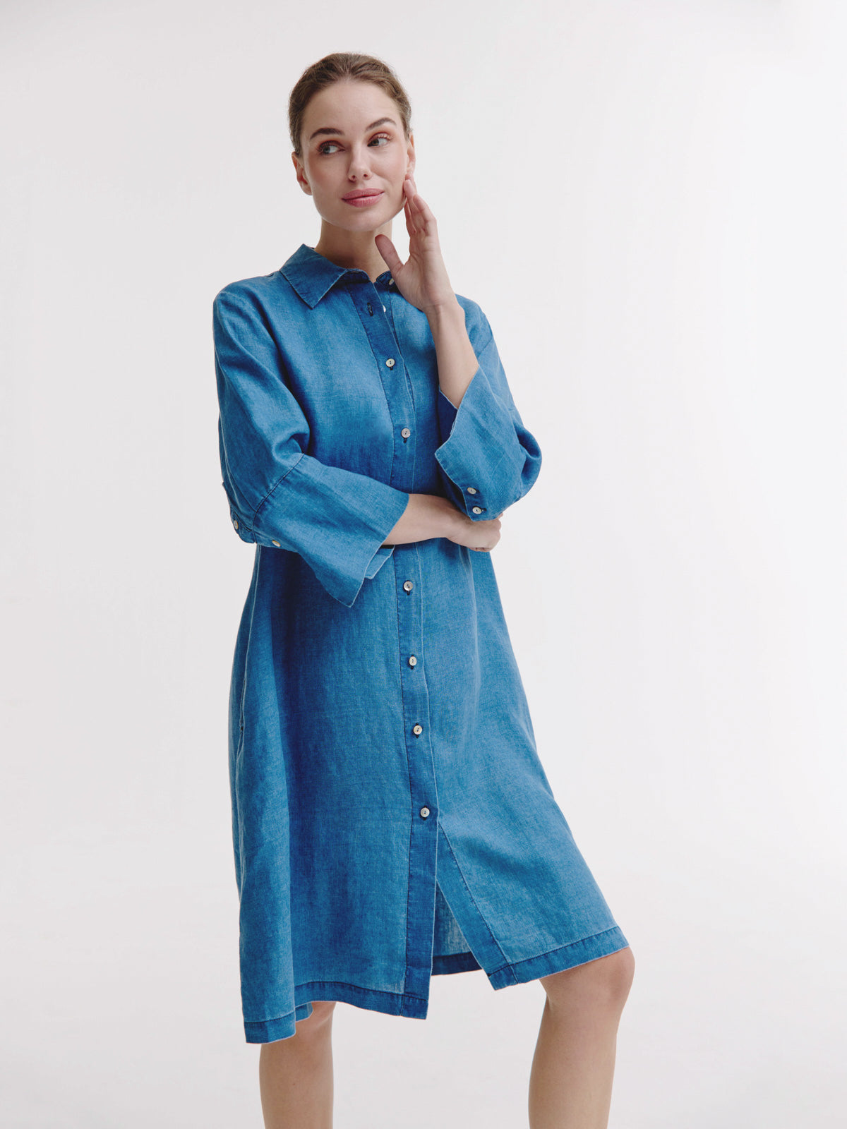 Bailyn Dress | Dark Indigo