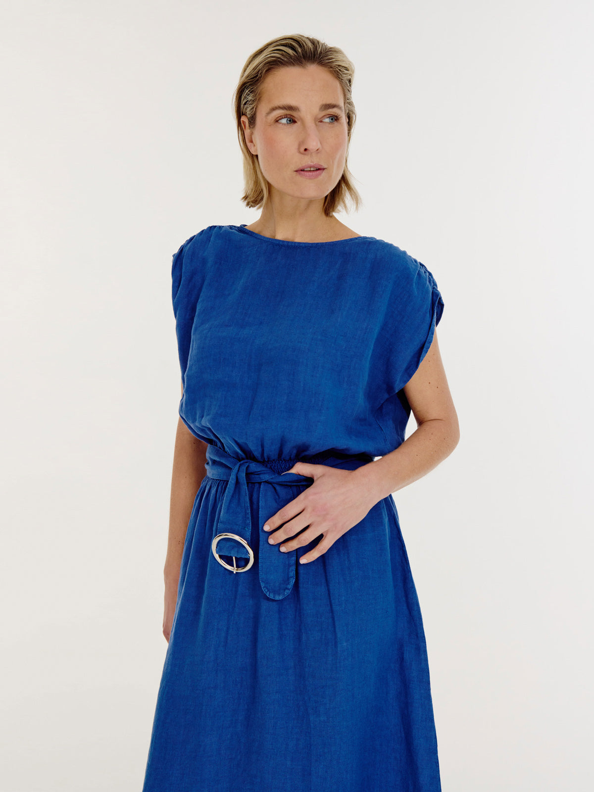 Blayze Dress – Linen Dress with Belt