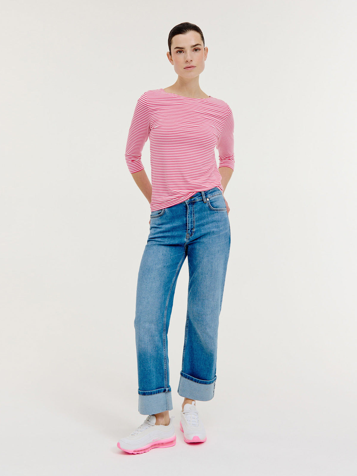 Brit T-shirt | Framboos