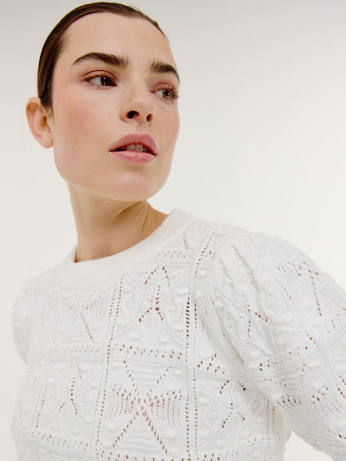 Dieuwertje Sweater | White
