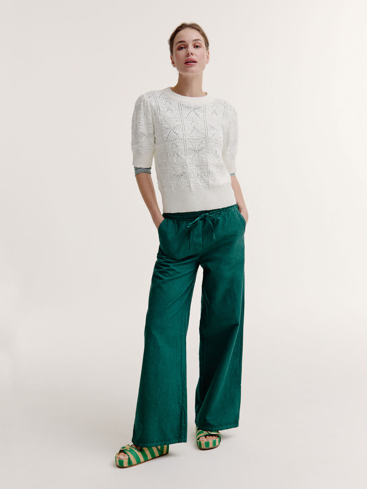 Dieuwertje Sweater | White