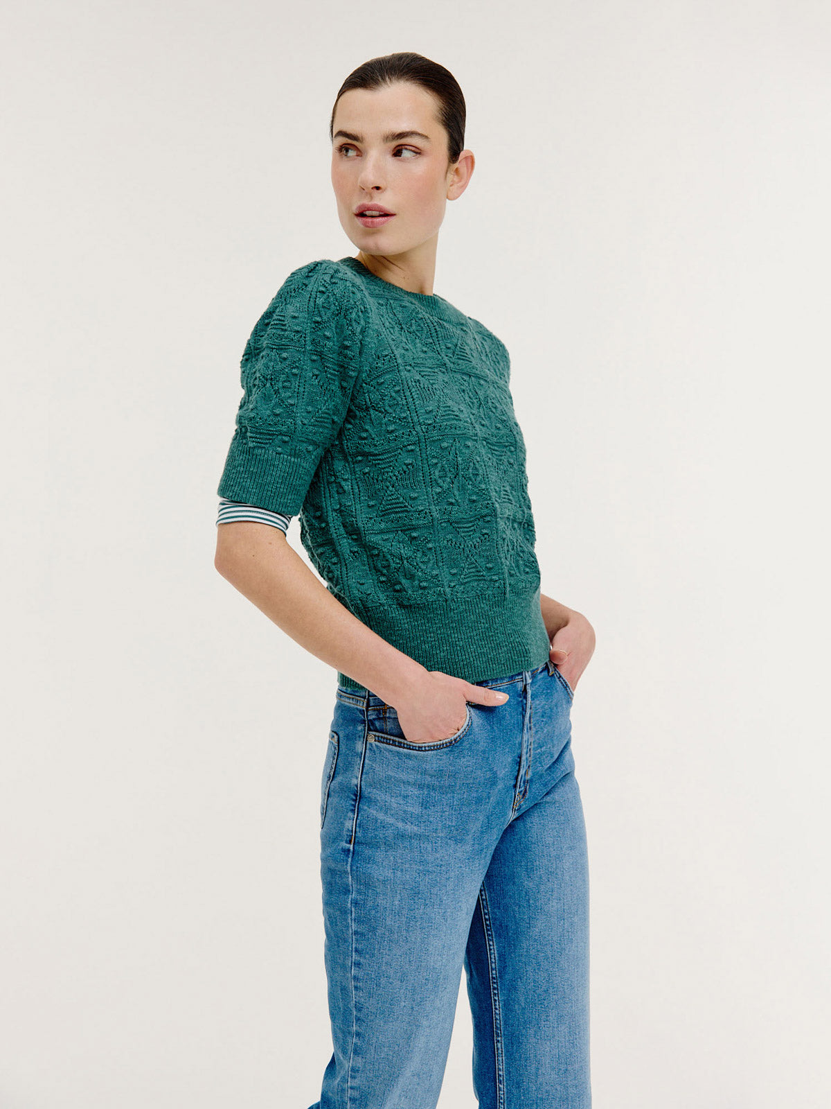 Dieuwertje Sweater | Dark Green