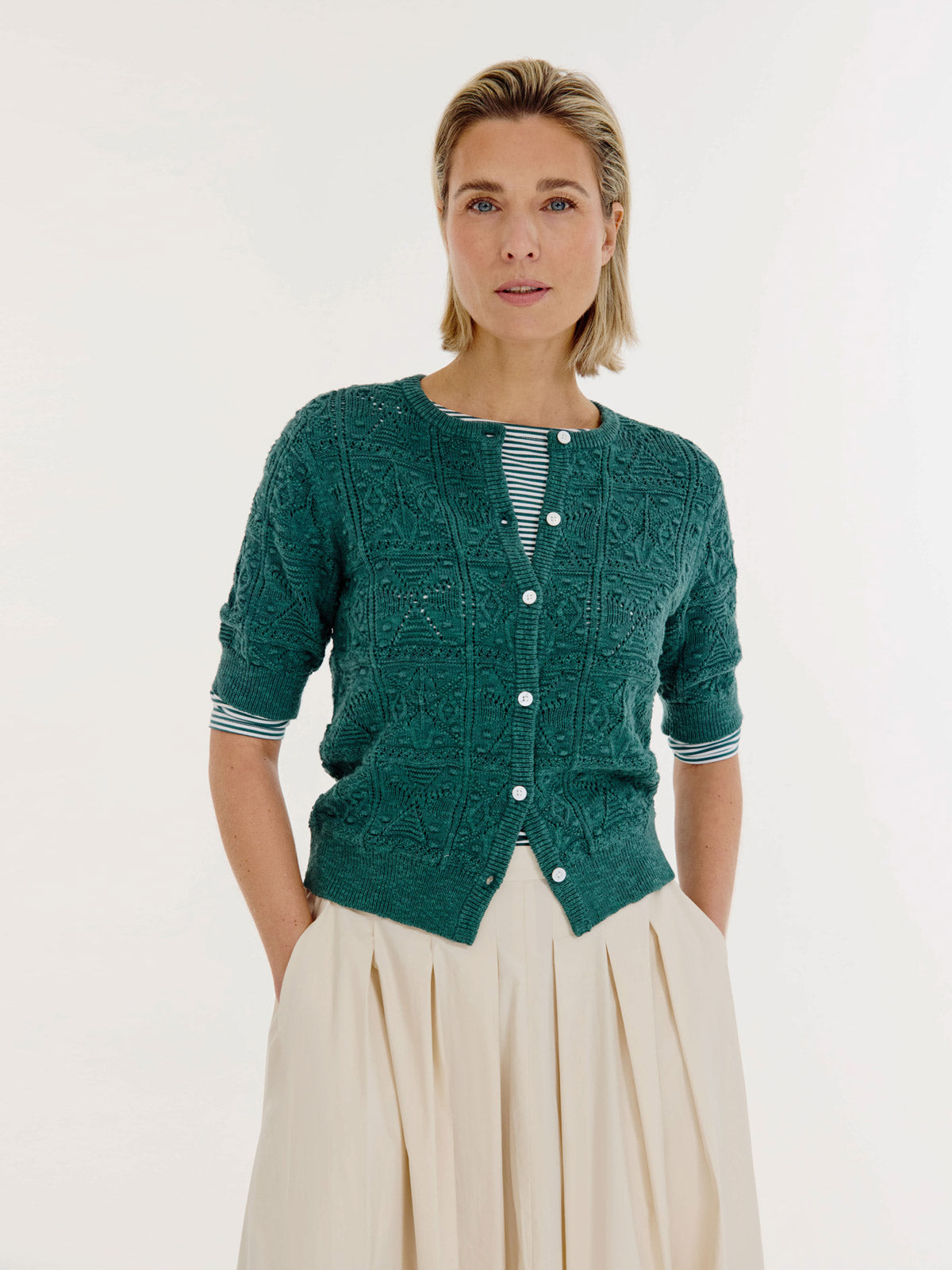 Beau Cardigan | Dark Green