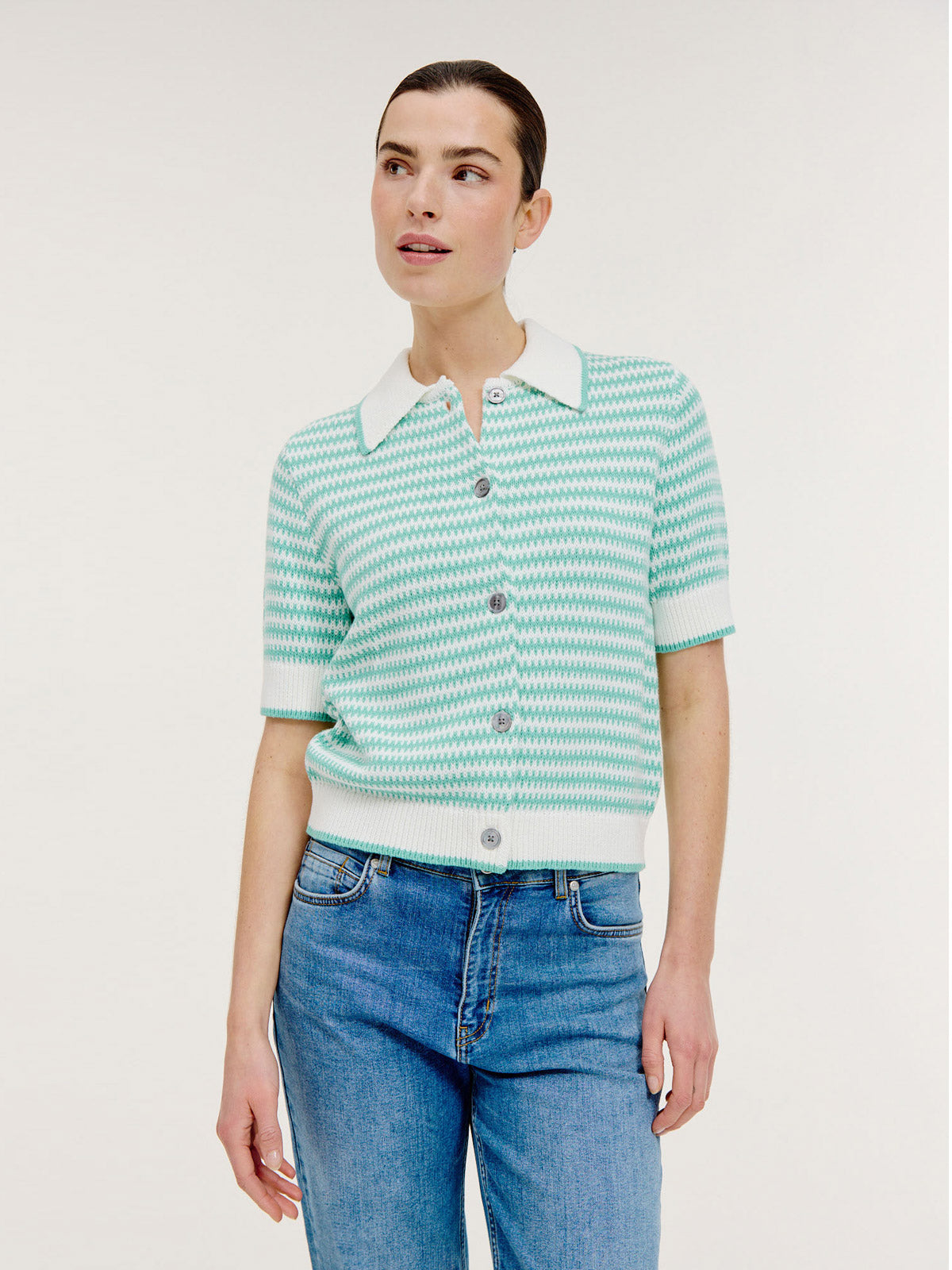 Basha Cardigan | Wasabi Green