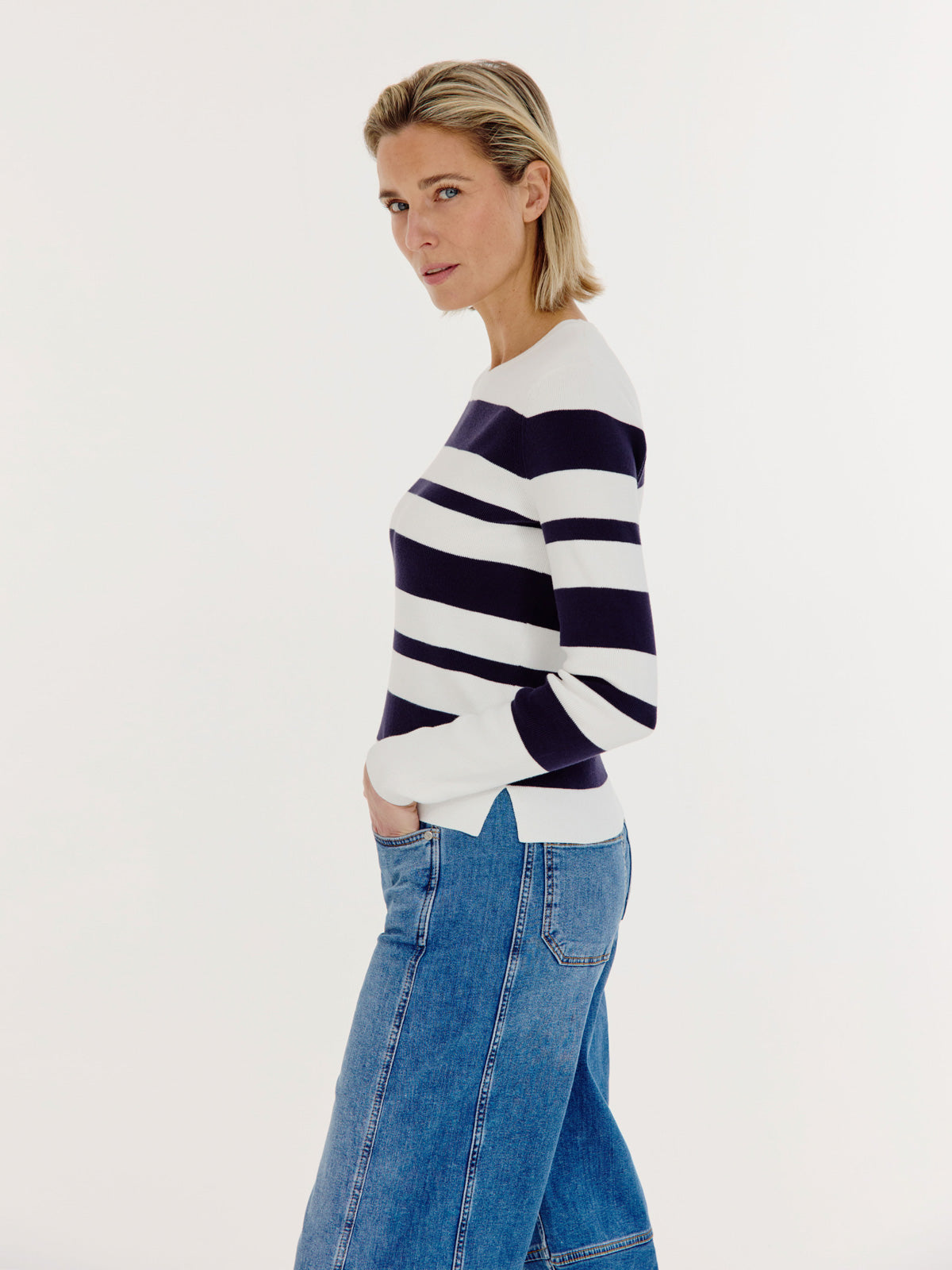 Breanne Sweater | Navy
