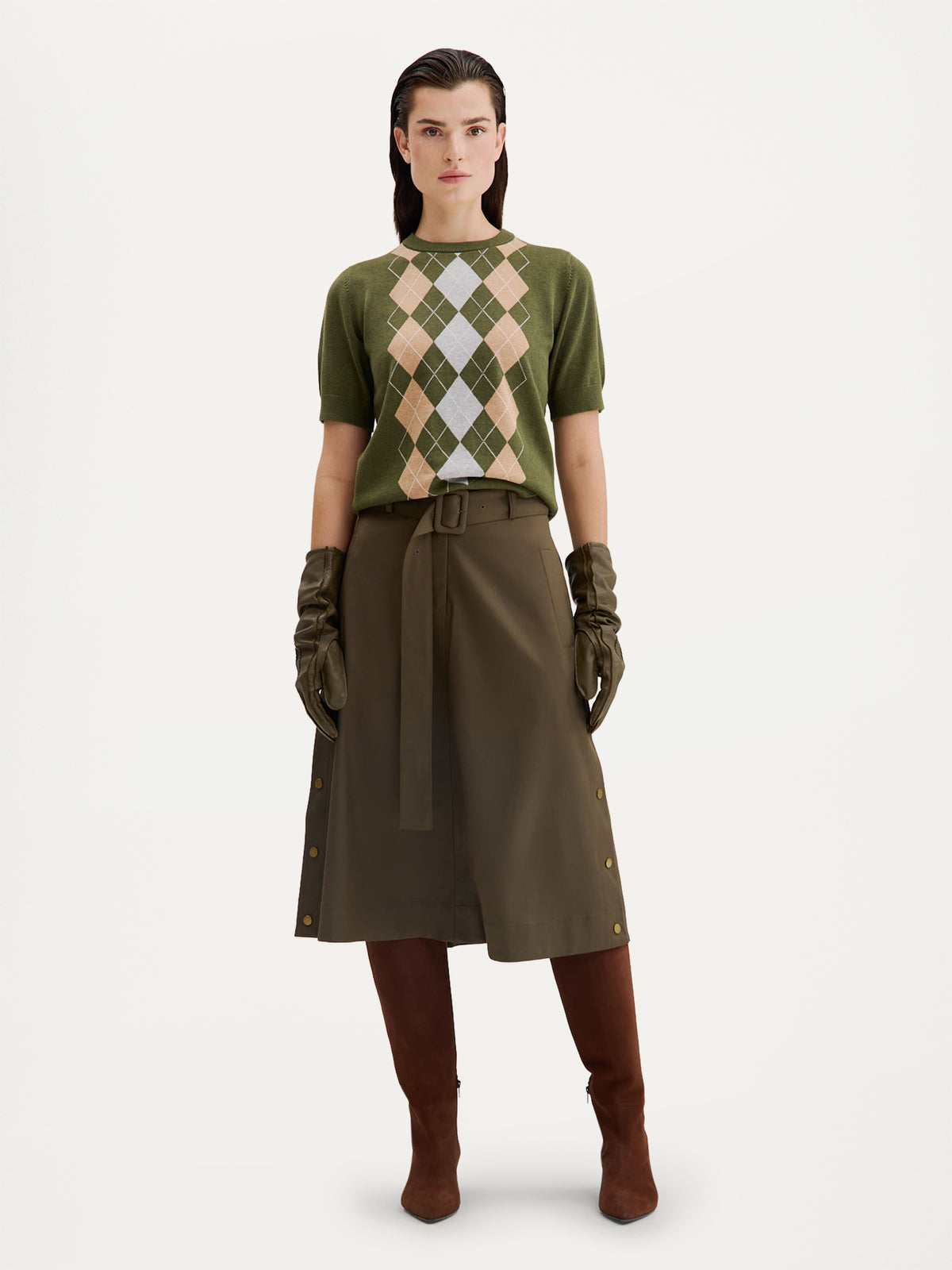 Cassie Skirt | Moss Green