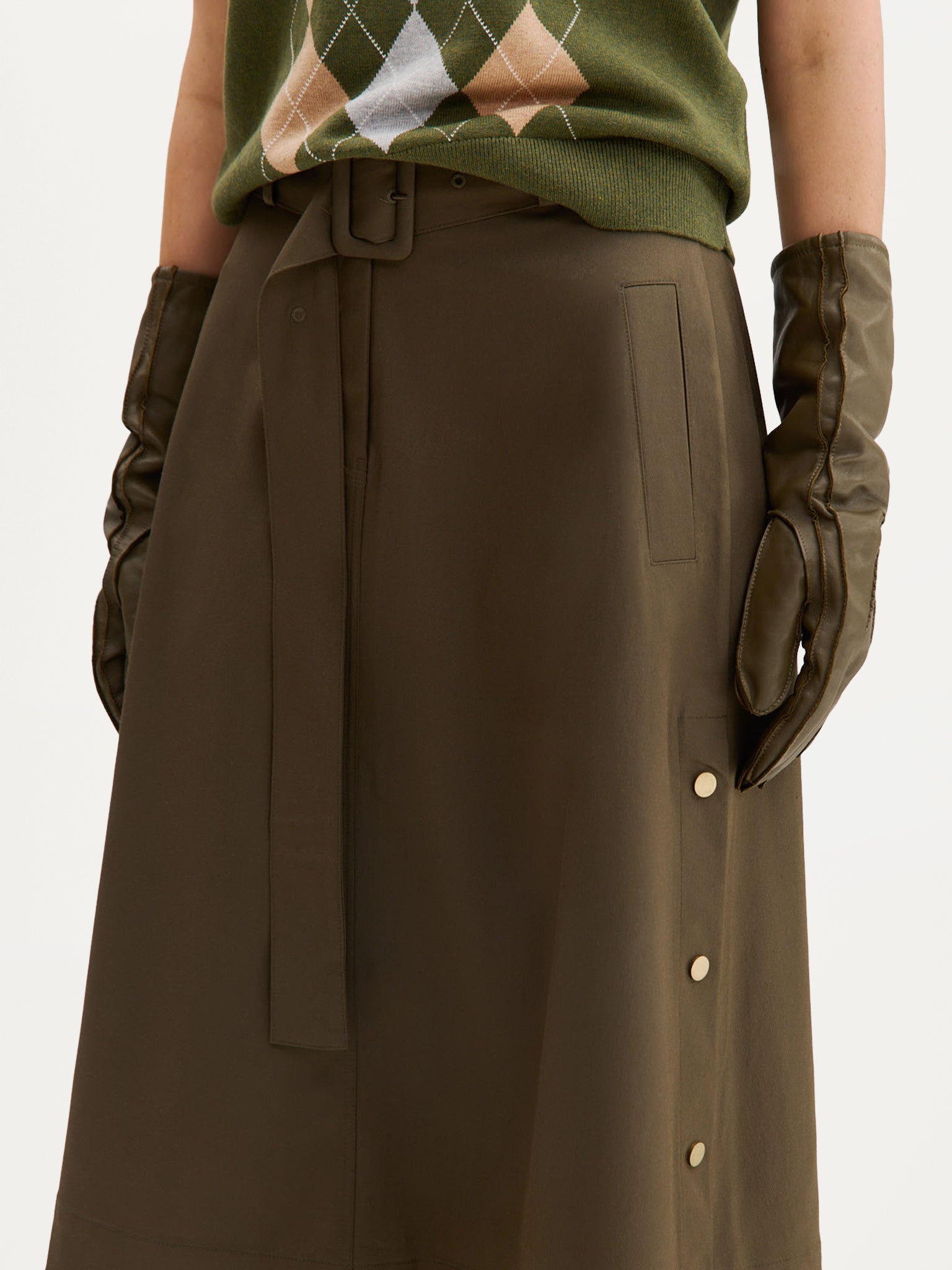 Cassie Skirt | Moss Green
