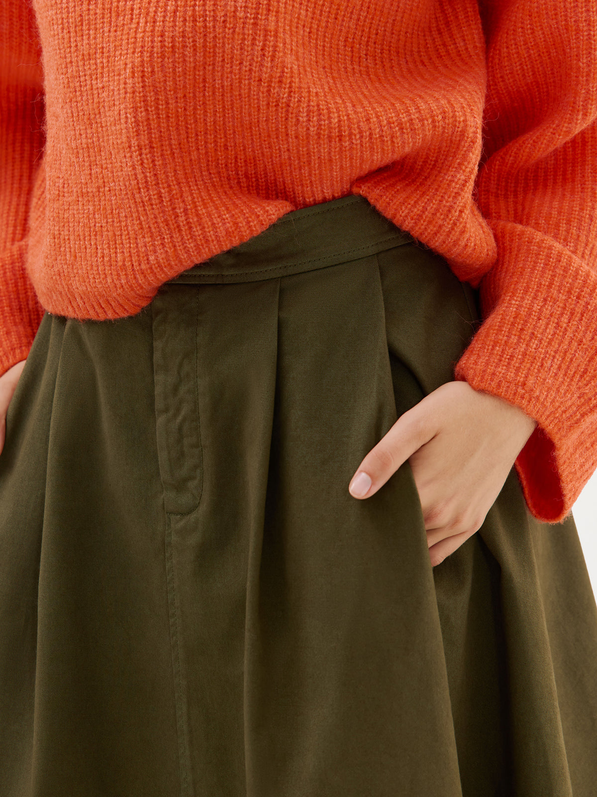Bobby Skirt | Moss Green