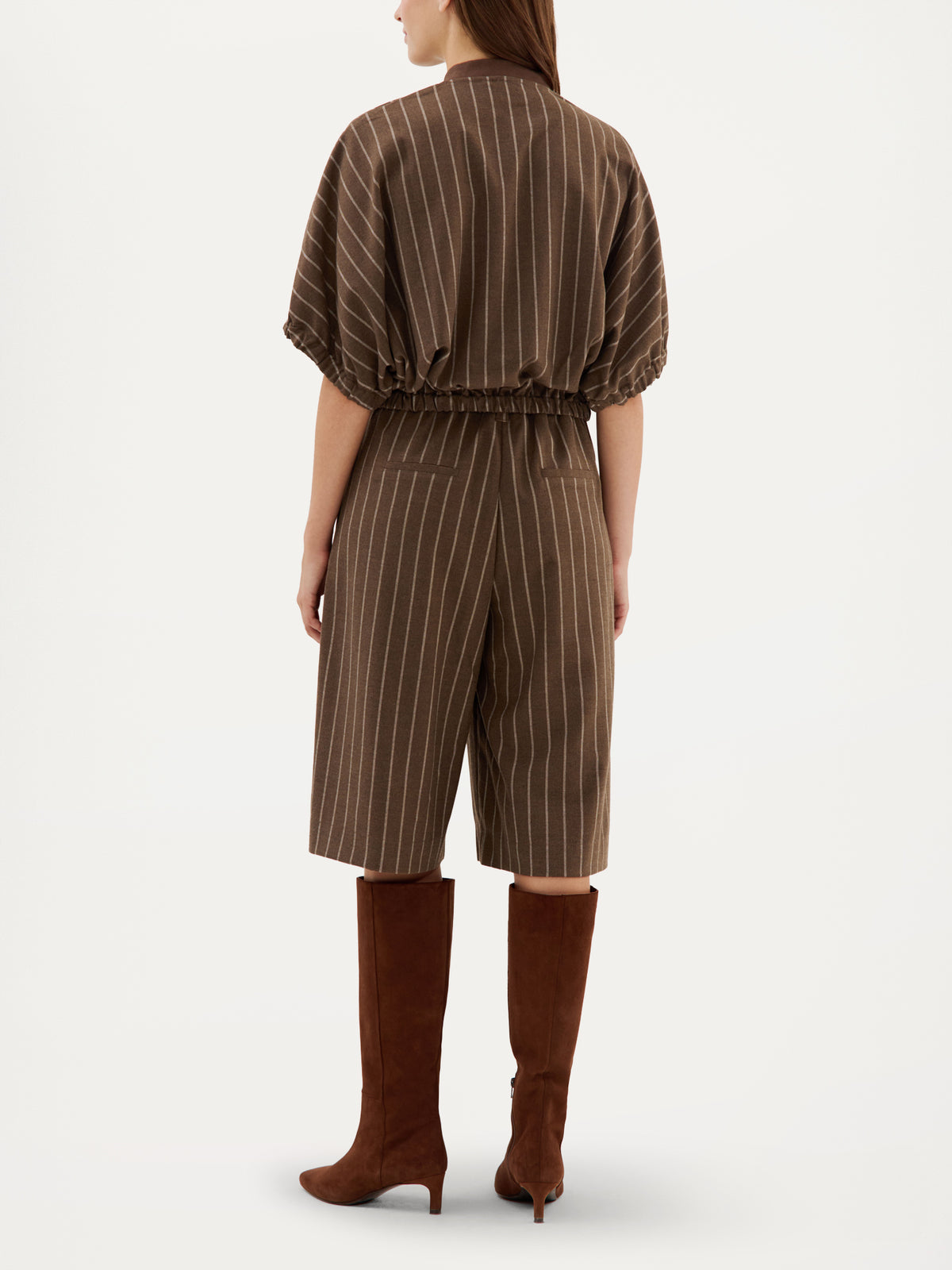 Camden Pant | Brown stripe