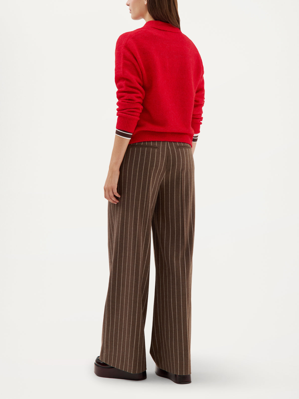 Clio Pant | Brown stripe