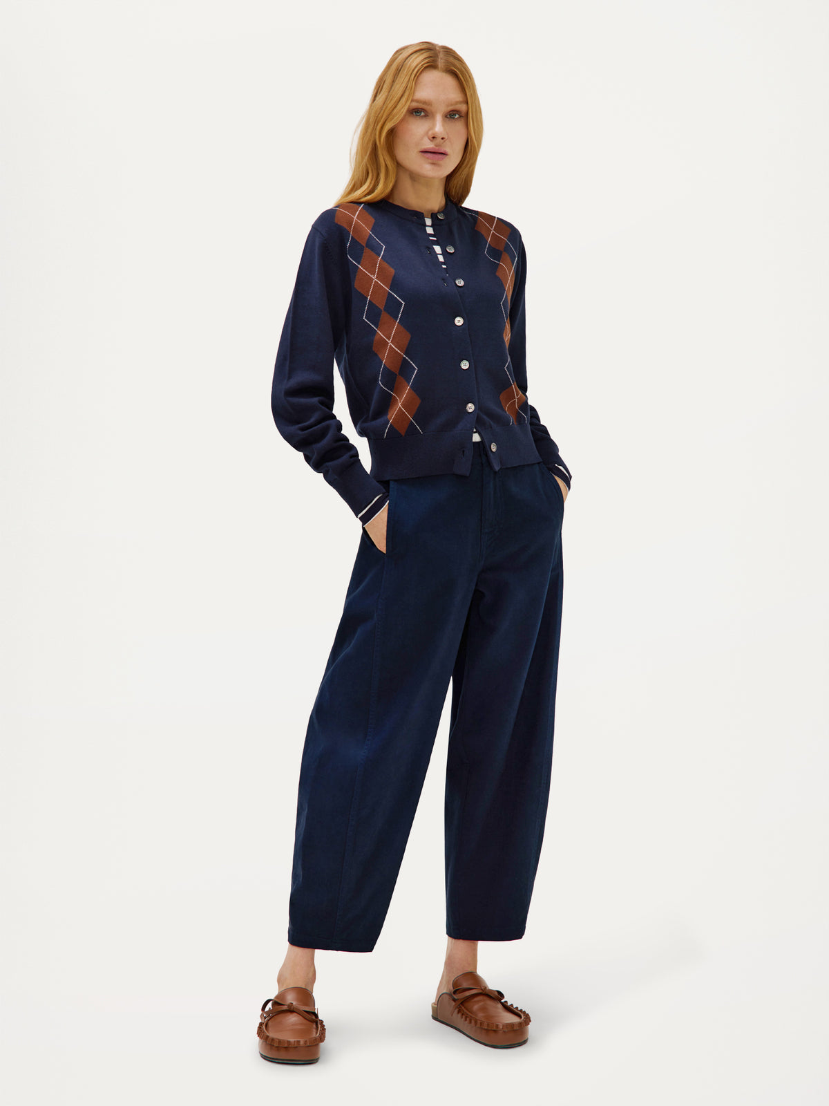 Basile Pant | Navy