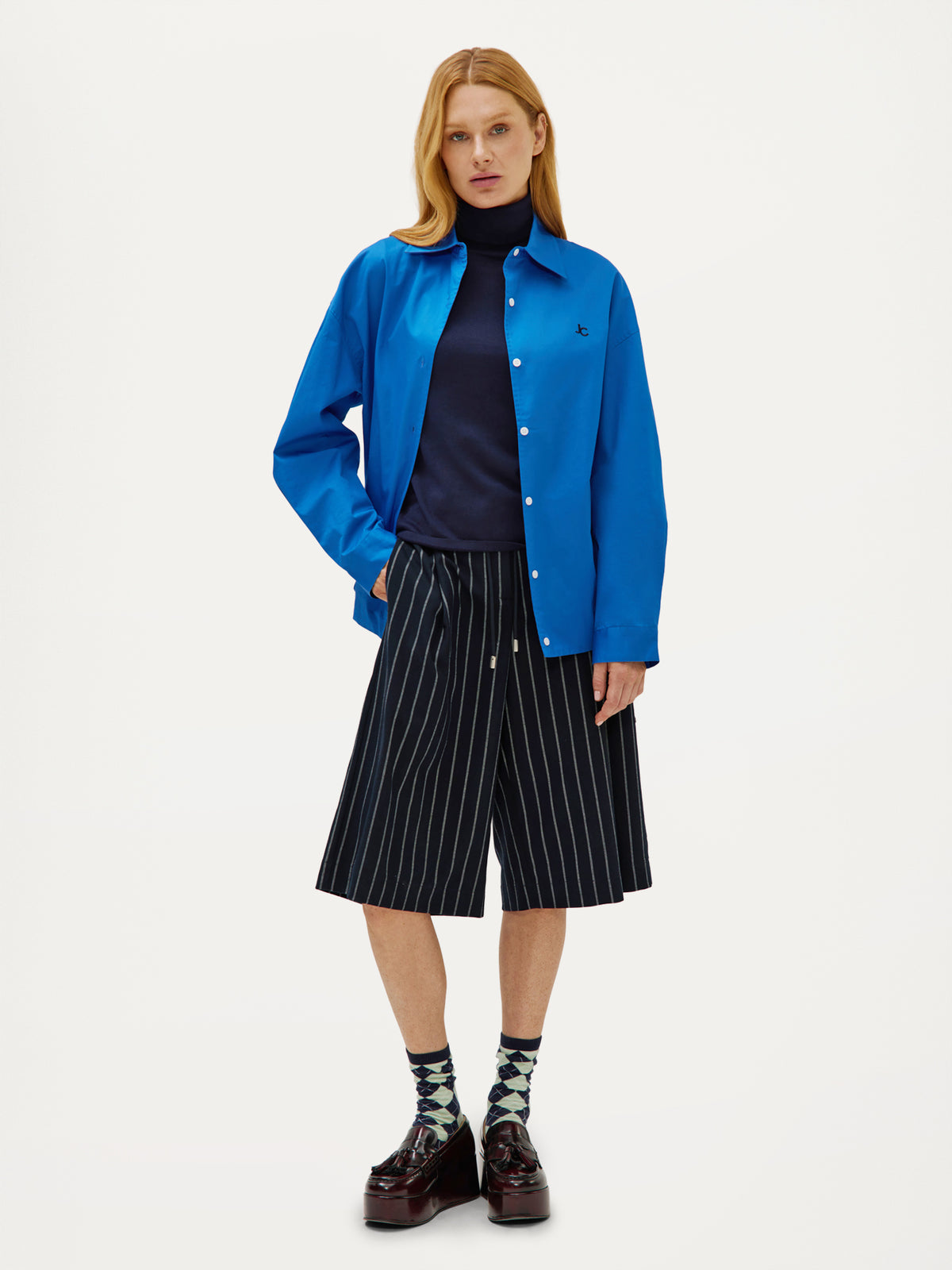 Cleo Blouse | Royal Blue