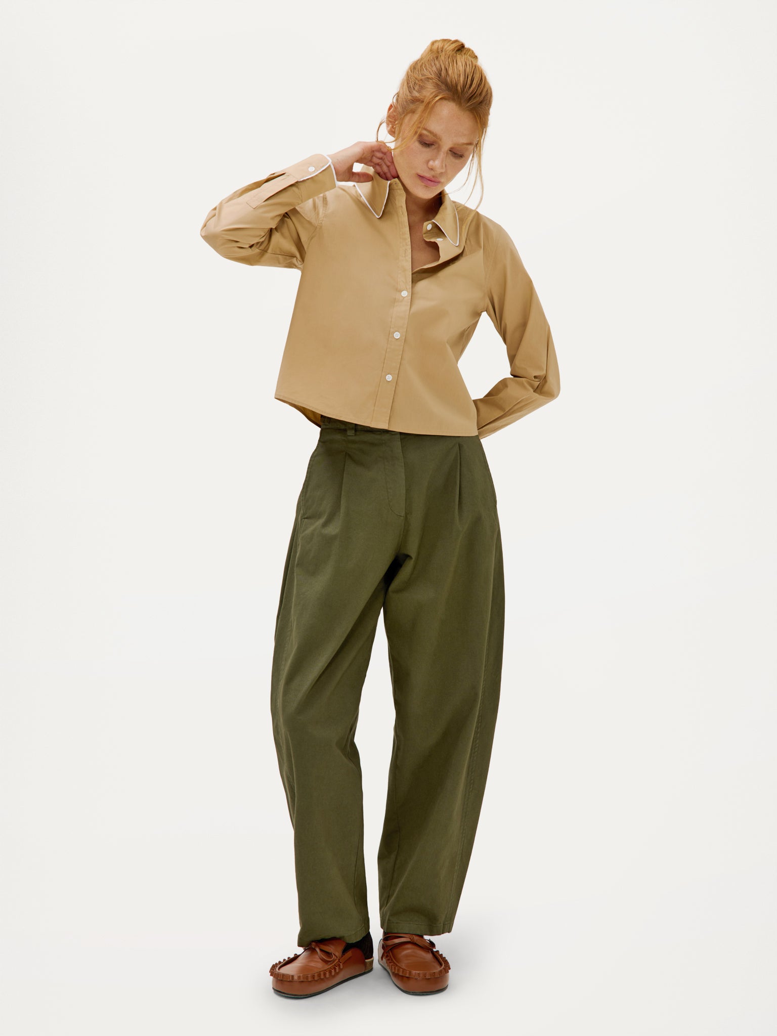 Camila Blouse | Camel