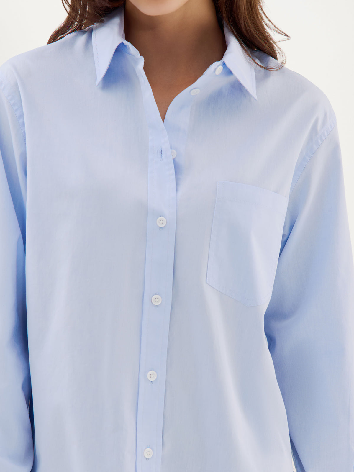 Cass Blouse | Light Blue