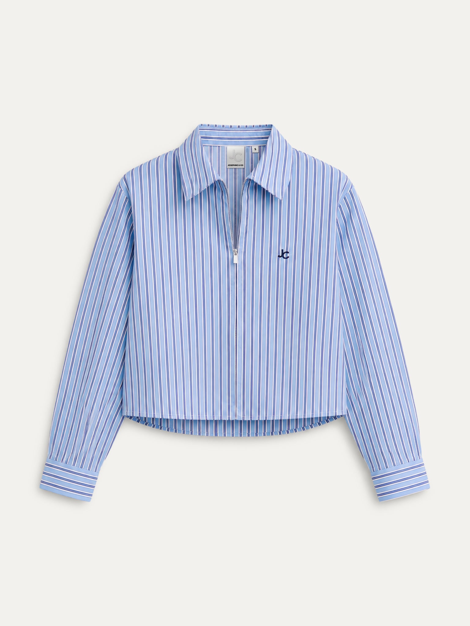 Bodine Blouse | Light Blue stripe