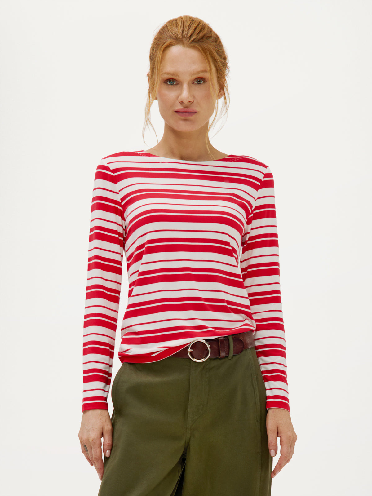 Aline T-Shirt | Red stripe