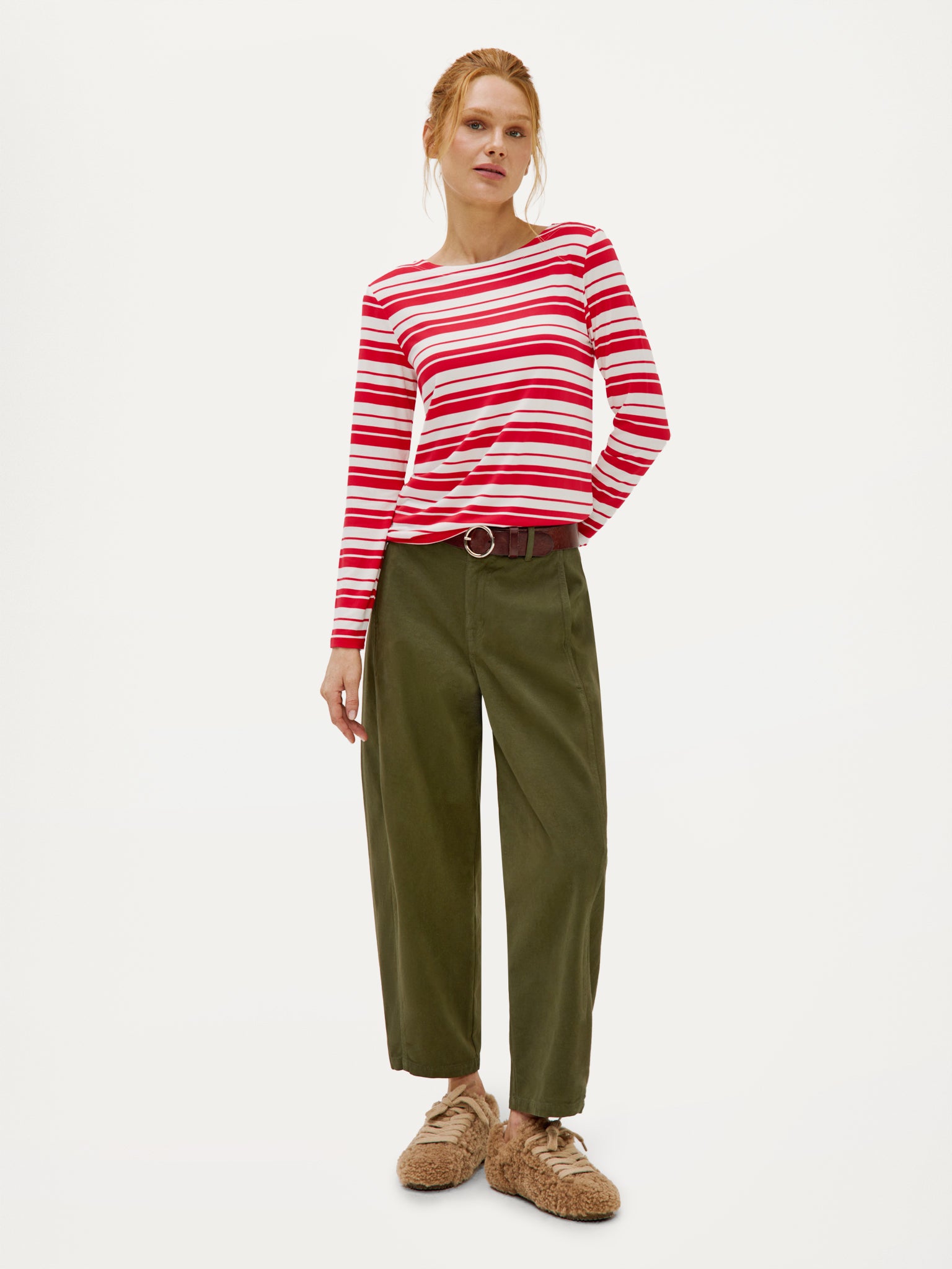 Aline T-Shirt | Red stripe