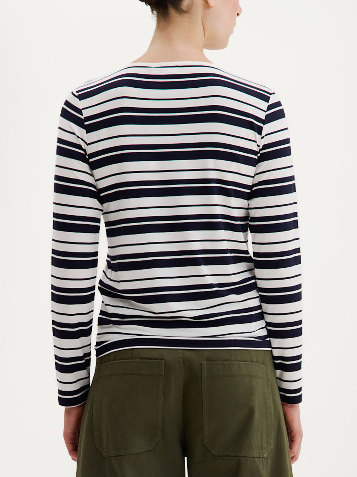 Aline T-Shirt | Navy stripe