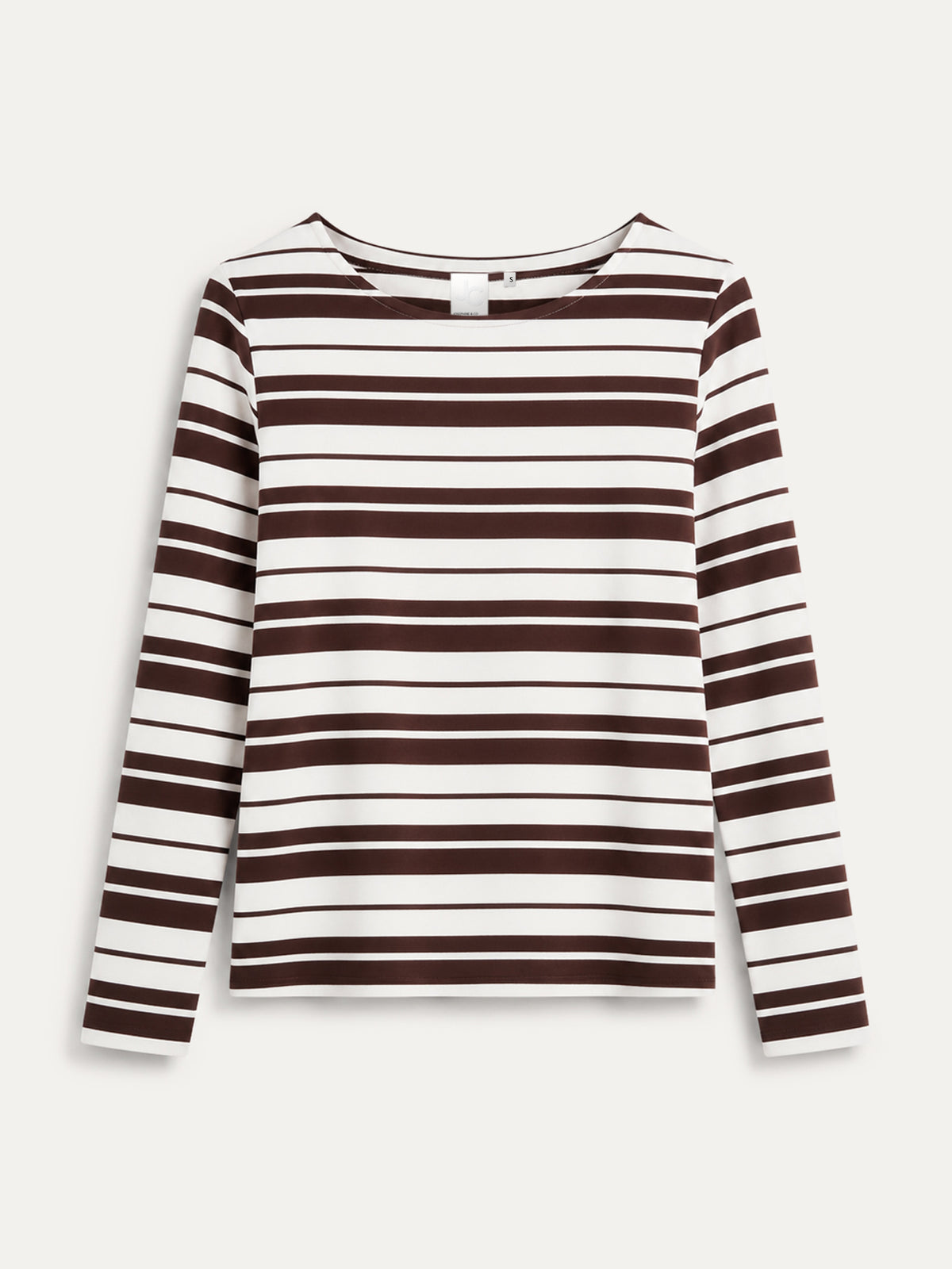 Aline T-Shirt | Brown stripe