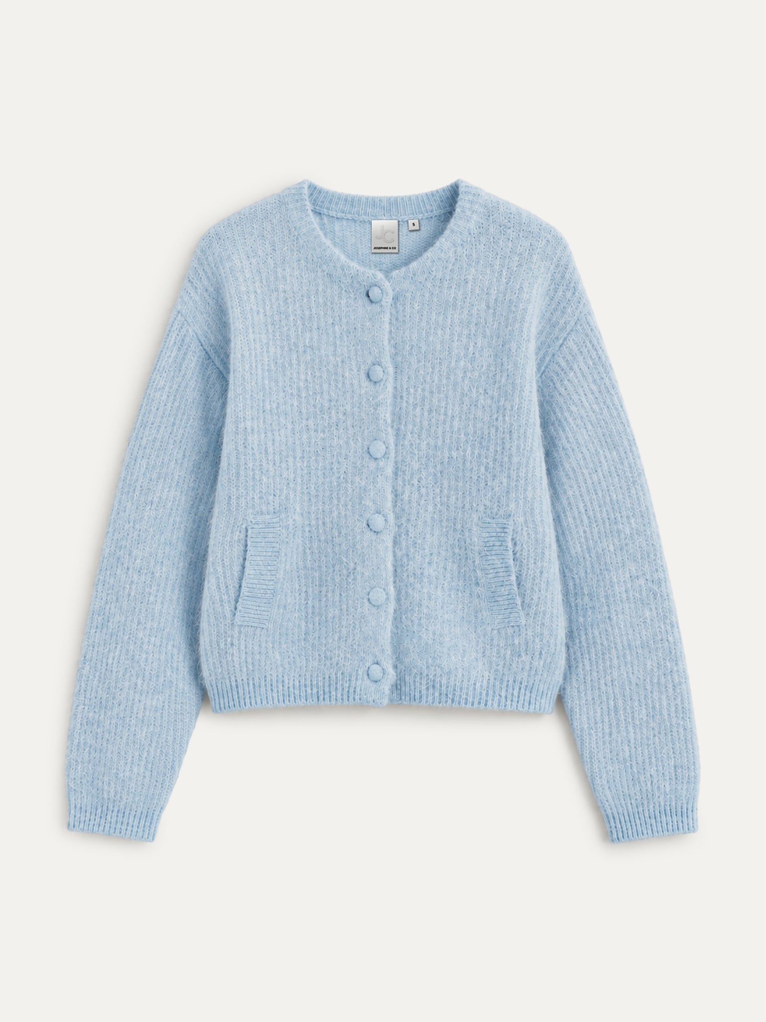 Carolina Cardigan - Women's ribbed alpaca-wool cardigan