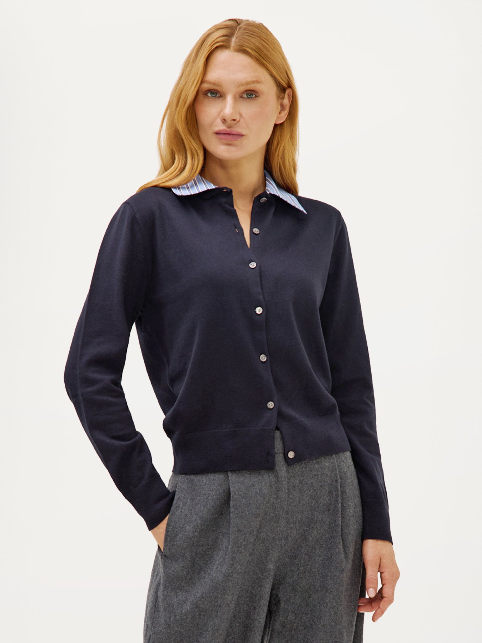 Carleigh Cardigan | Navy